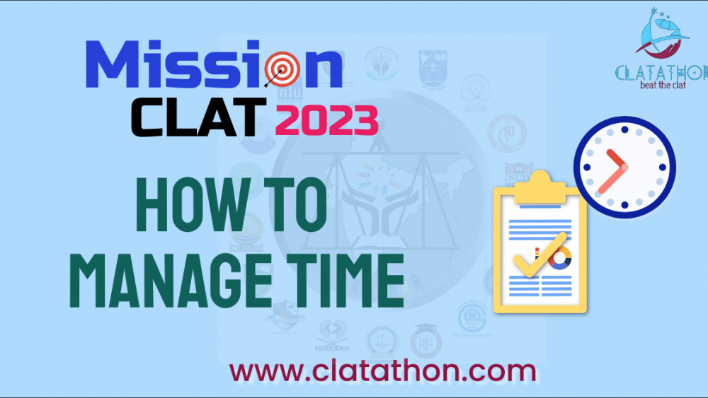 CLAT 2023: Time Management Tips
