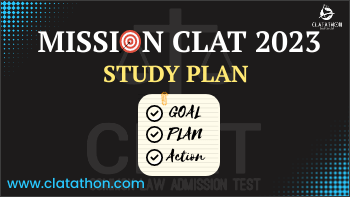 CLAT 2023 : Study Plan